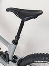 Underneath view of the Nukeproof Giga 290 Comp Carbon 2022 highlighting the rear suspension.