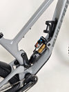 Nukeproof Giga 290 Comp Carbon 2022 bike's artistic angle highlighting the frame.