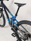 Trek Top Fuel 9.7 2022 CARBON bike shown from a perch, ideal for showcasing performance potential.