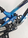 Close-up of the Trek Top Fuel 9.7 2022 CARBON mountain bike's Shimano braking components.