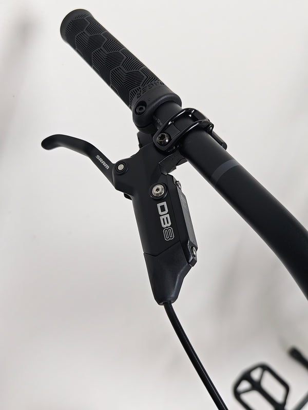 Trek Top Fuel 8 GX AXS 2024 near-setting describing the quality and condition of the bike.