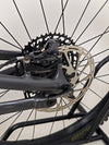 The unique frame geometry of the Specialized Status 160, perfect for aggressive trail riding.