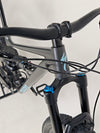 The Specialized Status 160 with a clear view of its front and rear suspension setup for optimal ride quality.