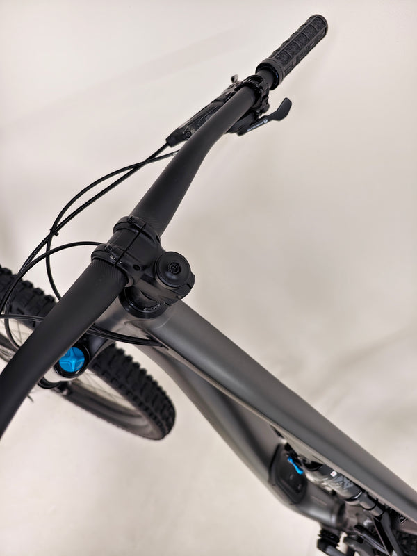 Specialized Stumpjumper EVO Comp Alloy 29/27.5 MULLET / MEDIUM S3 / Very Good Condition - Detail shot featuring frame colour in Satin/Ti Pab/Black.