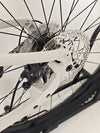 View of the Specialized Turbo Tero 3.0’s rear derailleur, showcasing the bike's advanced technology.
