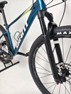 Giant XTC SLR 29 1 Mountain Bike 2024 with beautiful gloss sea sparkle finish.