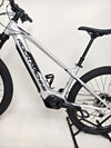 Rock Machine Blizz e60-29 electric mountain bike in like-new condition, showcasing frame and fork details.