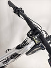 RockMachine Blizz e60-29 Electric Mountain Bike showing silver finish, LARGE size, RRP: £3,499.00, in like-new condition with just 2 miles.