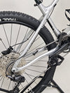 Full view of RockMachine Blizz e60-29 Electric Mountain Bike in natural light, LARGE size, RRP: £3,499.00, like new with only 2 miles.