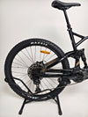 Top view of the GT E Force Amp+ Full Suspension e-Bike 2024 focusing on handlebars, controls, and conditions in XL and Yari, only 51 miles, priced at £2,250.
