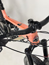 Side view of the rear suspension on the Rocky Mountain Altitude Carbon 70 2022, ensuring superior riding quality for £2,590.00 with free UK delivery.