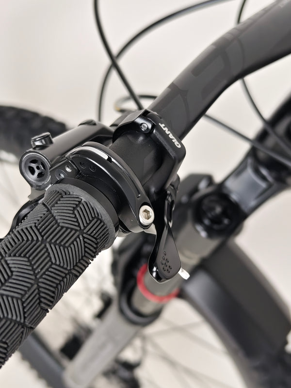 Giant Reign Advanced Pro 2 29 Carbon bike captured from side angle, displaying features prominently, in Very Good Condition, LARGE size, RRP £4,499.00, now for £1,790.00!