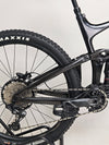Angle view of Giant Reign Advanced Pro 2 29 Carbon bike highlighting wheel design and structure, in Very Good Condition, LARGE size, RRP £4,499.00, reduced to £1,790.00!
