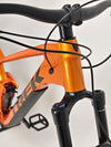 Trek Slash 7 Factory Orange / X-LARGE / YARI / RRP: £3,200.00 / Very Good Condition / Our Price 1,770.00 including FREE UK Delivery! Rear brake calliper and rotor view on Trek Slash 7