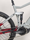 Image of the Haibike AllTrail 5 27.5 2022 Full Suspension e-Bike emphasizing its low mileage of only 308 miles. Purchase for £1,870.00 at eMado!