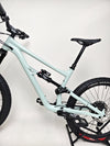 Profile view of the Specialized Status 160 2023 Large S4 bike, demonstrating its excellent used condition available for £1,750 (RRP £2,900), ready for aggressive riding.