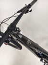 Inspecting the braking system on the 2023 Lapierre Zesty AM CF 8.9 Large available for sale at £2,850.