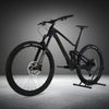Close-up view of the 2023 Lapierre Zesty AM CF 8.9 Large featuring the SRAM GX Eagle drivetrain and RockShox Lyrik select+ fork. Buy it for only £2,850. Free UK delivery or £100 off collection.