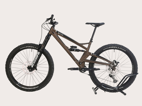 Orange ALPINE 6 Full Suspension Mountain Bike - Medium - ZEB Forks & Super Deluxe Ultimate Shock