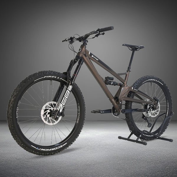 Orange ALPINE 6 Full Suspension Mountain Bike - Medium - ZEB Forks & Super Deluxe Ultimate Shock
