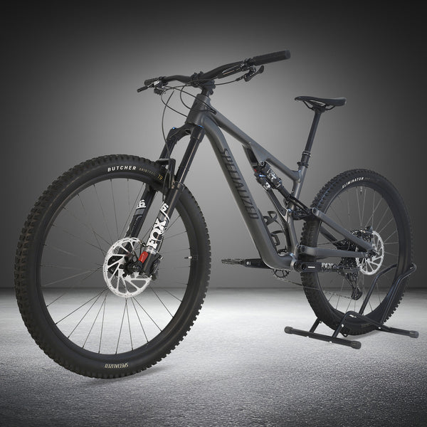 Close-up of the frame of Specialized Stumpjumper EVO Comp Alloy 29 2024 in LARGE S4, Very Good Condition, priced at £3,200.00.