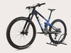 Trek Top Fuel 9.7 2022 CARBON mountain bike in stunning blue smoke finish, showcasing its well-maintained condition and build quality.