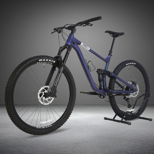 Voodoo CANZO Pro 2026 LARGE Dropper bike in Like NEW condition, showcasing its high-spec components and vibrant blue/purple colour.