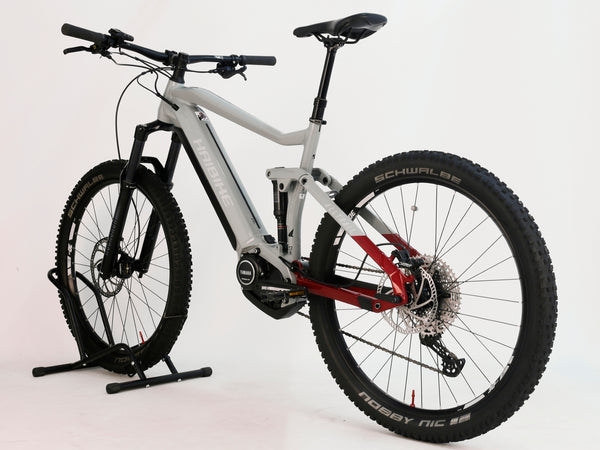 Profile image of the Haibike AllTrail 5 27.5 2022 Full Suspension e-Bike displaying its elegant design. Only £1,870.00 at eMado!