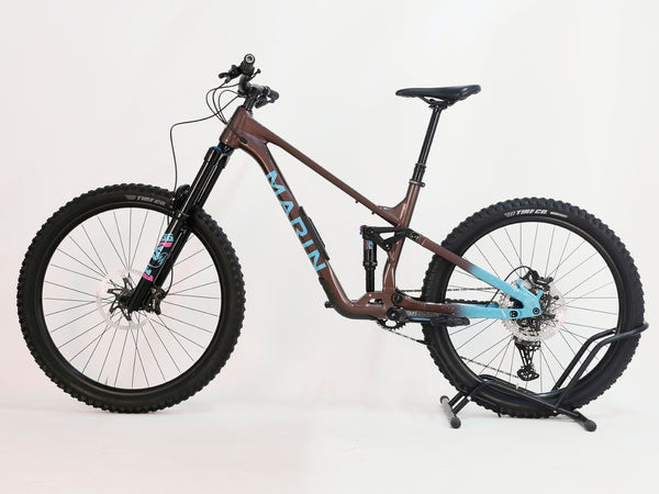 Rear view of Marin Alpine Trail 1 2025 mountain bike in excellent condition, available in LARGE. RRP: £3,099.00, special offer £1,720.00 with FREE Delivery!