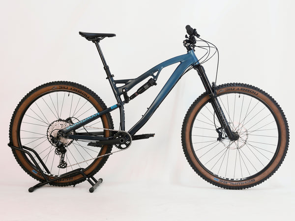 Close-up photo of the Schwalbe Nobby Nic tires on the 2023 Boardman MTR 9.0 / LARGE / LYRIK / Very Good Condition! / Our Price: £1390.00! / RRP £2,225.00.