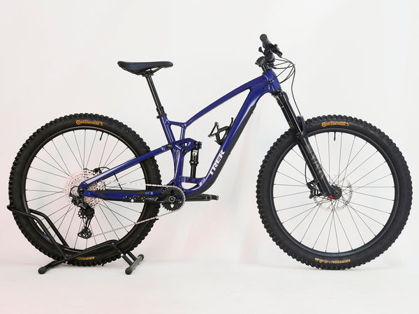 Trek Fuel EX 7 2024 Gen 6 (upgraded), M-L in Very Good Condition - top view displaying the bike frame and components.