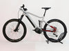 Haibike AllTrail 5 27.5 2022 Full Suspension e-Bike, featuring sleek Urban Grey and Red colour scheme. Excellent condition and available for £1,870.00 at eMado!