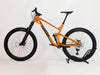 Trek Slash 7 Factory Orange / X-LARGE / YARI / RRP: £3,200.00 / Very Good Condition / Our Price 1,770.00 including FREE UK Delivery! Rear three-quarter view showing rear suspension on Trek Slash 7