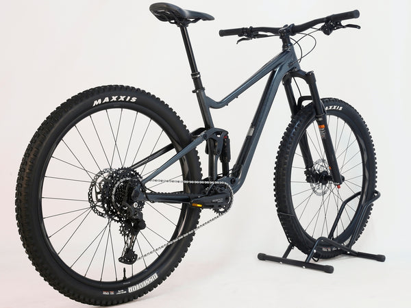 Close-up view of the Giant Stance 29 2 - High-Spec Full Suspension Mountain Bike in satin black diamond.