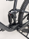 Focus on the dropper post lever and seat design on Giant Stance 29 2 2024/LARGE mountain bike.