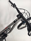 Close-up of the handlebars on the Merida One-Sixty 500 29 2023 mountain bike, featuring Shimano components.