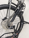 Detailed shot of the seat and post adjustment mechanism on the Merida One-Sixty 500 29 2023 mountain bike.