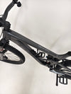 Exploded view of Trek Top Fuel 8 GX AXS 2024 LARGE Frame in Excellent Condition at eMado Bikes, showcasing all components including the RockShox Deluxe Ultimate shock.
