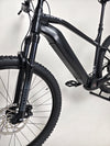 Whyte e-505 v1 Electric Bike 2024 in XL with the Bosch motor and battery, illustrating its high-quality components.