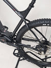 Whyte e-505 v1 Electric Bike 2024 focused on the lock mechanism, showcasing secure options for storage.