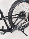 Nukeproof Scout 275 RS 2023 in excellent used condition, showcasing the beautiful black frame finish.
