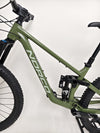The Norco Sight A2 2021 mountain bike in a gentle ride pose, emphasizing its sleek design.