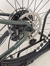 Close-up view of the disc brakes on the Whyte 901 V4 2022 Mountain Bike demonstrating braking technology.