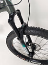 Image of the stylish seat and post of the Whyte 901 V4 2022 Mountain Bike designed for comfort.