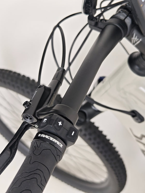 Side profile shot of Specialized Turbo Tero 3.0 showing off robust frame construction ideal for mountain biking.