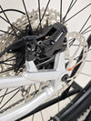 Focus on RockMachine Blizz e60-29 Electric Mountain Bike's shifter and gearing, LARGE size, RRP: £3,499.00, only 2 miles used.