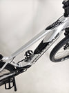 Unique engineering of the RockMachine Blizz e60-29 Electric Mountain Bike's large tubing, RRP: £3,499.00, just 2 miles from new.