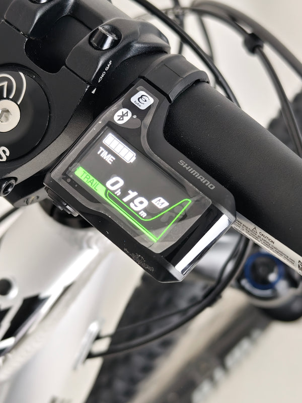 RockMachine Blizz e60-29 Electric Mountain Bike's sleek aesthetics from multiple angles, LARGE size, RRP: £3,499.00, used just 2 miles.