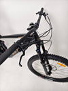 Detailed technical side view of the GT E Force Amp+ Full Suspension e-Bike 2024 showcasing innovative features in excellent condition, XL, Yari, only 51 miles, for £2,250.