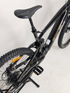 Detailed shot of the GT E Force Amp+ Full Suspension e-Bike 2024 brake system in excellent condition, XL size, Yari model, only 51 miles, price at £2,250.